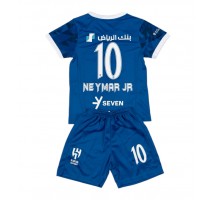Al-Hilal Neymar Jr #10 Koszulka Podstawowa dzieci 2024-25 Krótki Rękaw (+ krótkie spodenki)
